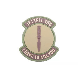 3D Patch - If I Tell You I Have To Kill You - coyote