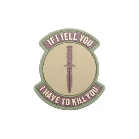 3D Patch - If I Tell You I Have To Kill You - coyote