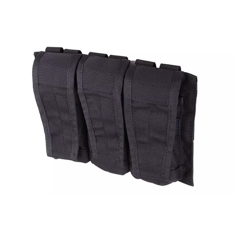 AVS style triple magazine pouch - black