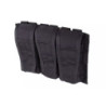 AVS style triple magazine pouch - black