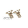 Goggle Swivel Clips (36mm) - dark earth