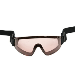 Low profile goggles - red