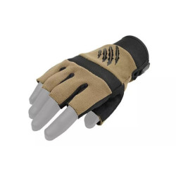 Armored Claw Shooter Cut Tactical Gloves - half tan