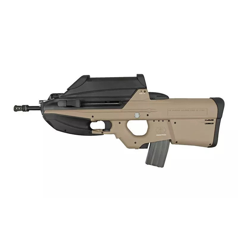 FN F2000 assault rifle replica with scope - tan