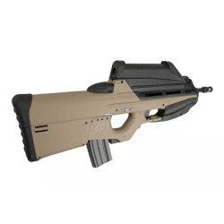 FN F2000 assault rifle replica with scope - tan