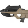 FN F2000 assault rifle replica with scope - tan