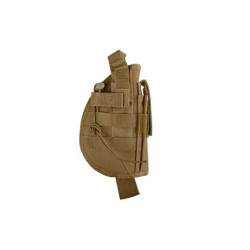 Universal holster with magazine pouch - tan