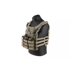 Jump type tactical vest - black