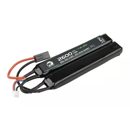 2600mAh 7.4V 20C LiPo battery - 2pcs