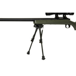 SW-10 Sniper Rifle Replica (with scope and bipod) - olive