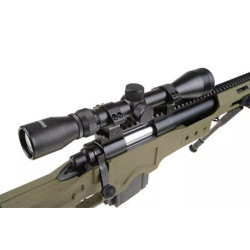 MB4411D sniper rifle replica with scope and bipod - olive