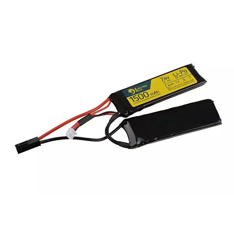 ELECTRO RIVER LiPo 7,4V 1500mAh 20/40C - 2 module