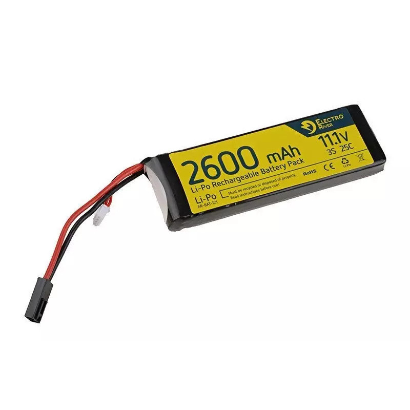 ELECTRO RIVER LiPo 11,1V 2600mAh 25/50C