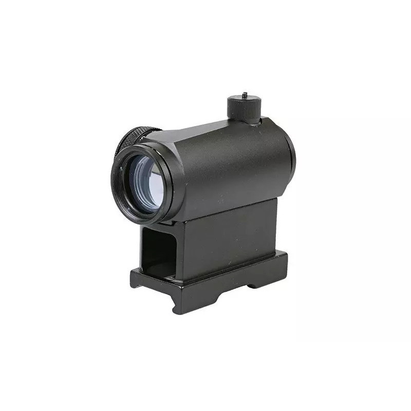 T1 red dot sight replica with QD mount and low mount - black