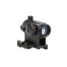 T1 red dot sight replica with QD mount and low mount - black