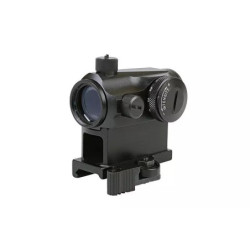 T1 red dot sight replica with QD mount and low mount - black