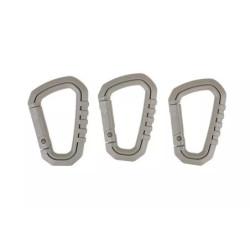 A Set of 3 Polymer Snap Hooks – Foliage Green