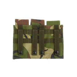 Triple pouch for M4/M16 type magazines - woodland