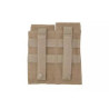 Double M4/M16 magazine pouch - tan