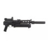 PP-19 Bizon submachine gun replica with silencer and red-dot sight