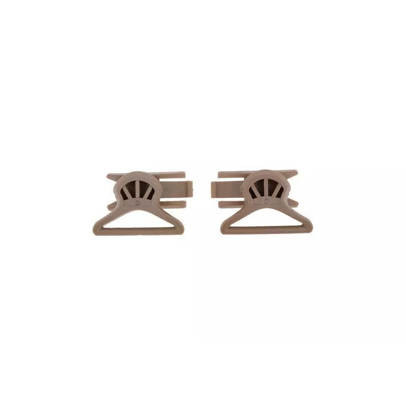 Goggle Swivel Clips (36mm)  - tan