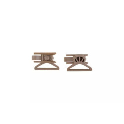 Goggle Swivel Clips (36mm)  - tan