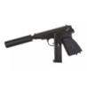 MK Pistol Replica with a Silencer - black