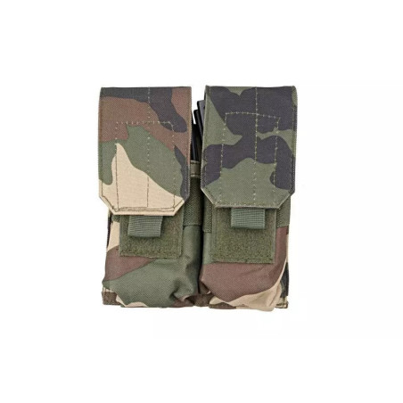 Double M4/M16 magazine pouch - woodland