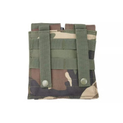 Double M4/M16 magazine pouch - woodland