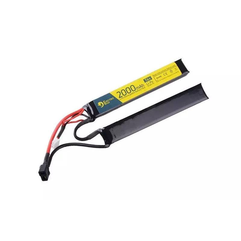 ELECTRO RIVER LiPo 7,4V 2000mAh 15/30C T-connect (DEANS) - 2 module