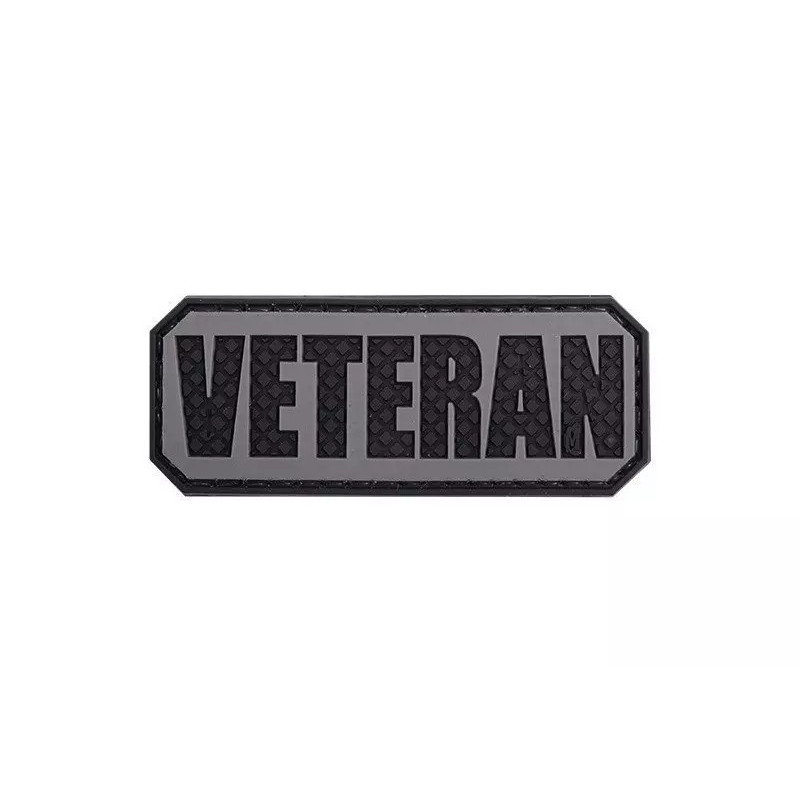 3D Badge - Veteran - Black