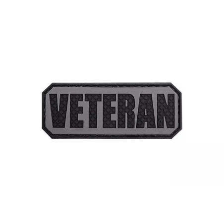 3D Badge - Veteran - Black