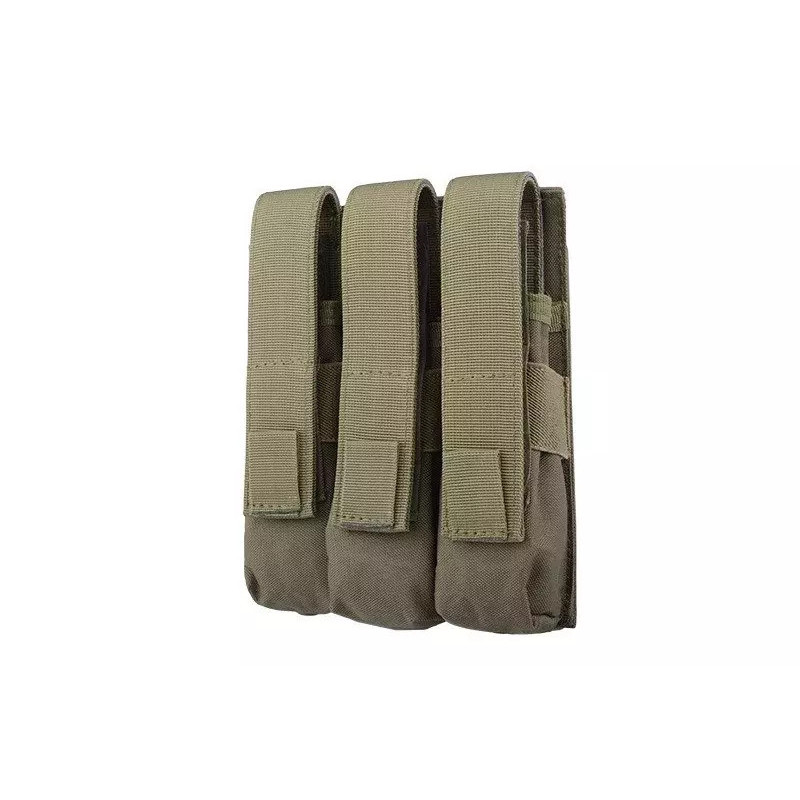 Triple magazine pouch for MP5 type magazines - olive