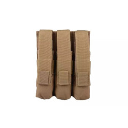 Triple magazine pouch for MP5 type magazines - Tan