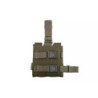 Triple leg pouch for the MP5 type magazines - olive