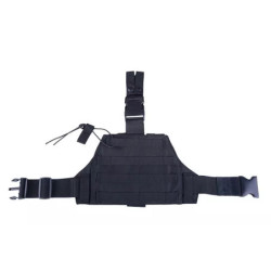 Drop leg panel MOLLE - black