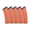 120rd mid-cap 5 magazine set for AK74 type replicas - bakelite