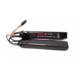 LiPo battery 3000mah 7.4v 20c - bipartite
