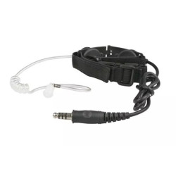 Throat-Mic with Earpiece - Transparent