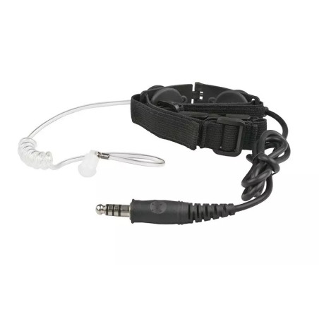 Throat-Mic with Earpiece - Transparent