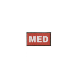 IR patch - MED - white/red
