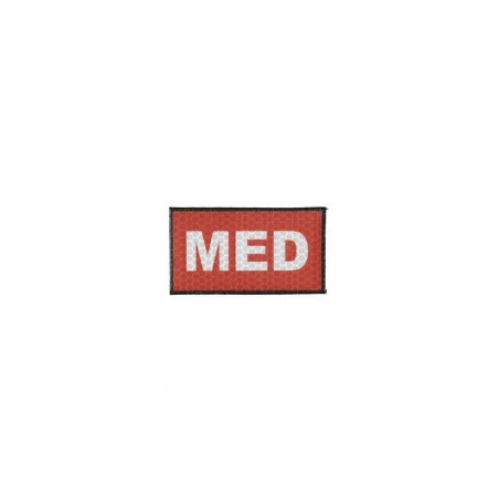 IR patch - MED - white/red