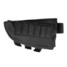 Shotgun Stock Shell Pouch - Black