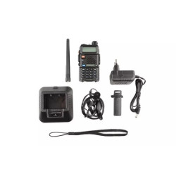 Manual Dual Band Baofeng UV-5R Radio - Short Battery (VHF/UHF)