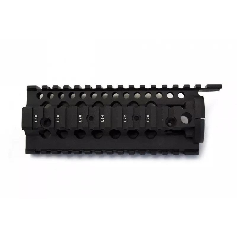 BOCCA Series Three Rail 7” Handguard Set - Black