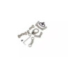 RIS rail universal attachment point - silver