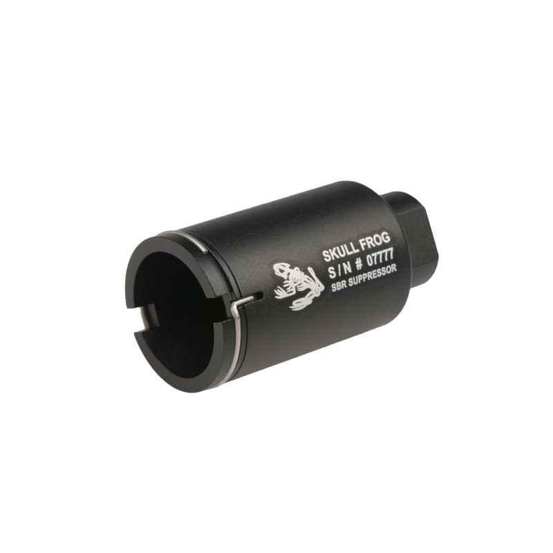 Skull Frog Mini Gas Concentrating Flash Hider - Black