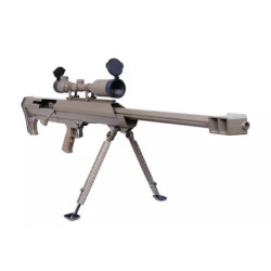 SW-01 sniper rifle replica (with scope) - tan