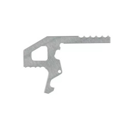 CNC charging handle latch extension for M4/M16 replicas - silver