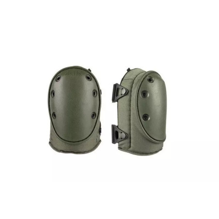 AltaGuard Soft Cap Gel Knee Guards - Olive Green